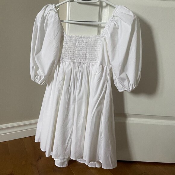 A&F Emerson Poplin Puff Sleeve Mini Dress - Picture 3 of 4